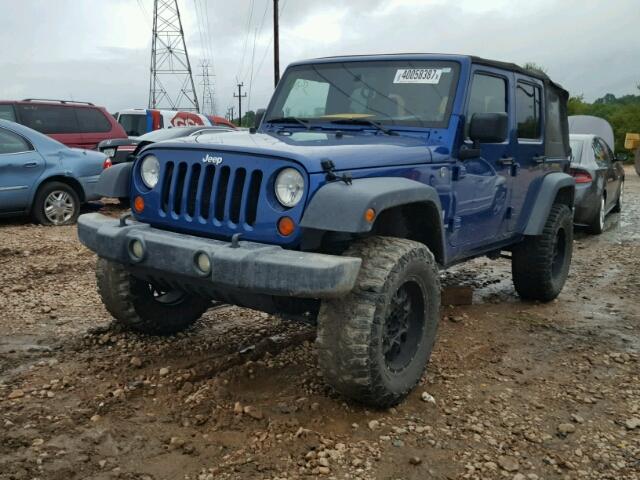 1J4GA39139L712629 - 2009 JEEP WRANGLER U BLUE photo 2