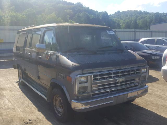 1GBEG25K1M7106952 - 1991 CHEVROLET G20 GRAY photo 1