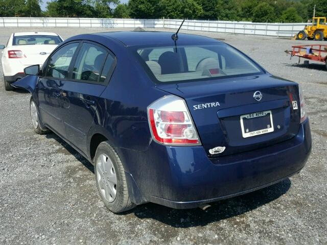 3N1AB61E39L613552 - 2009 NISSAN SENTRA 2.0 BLUE photo 3