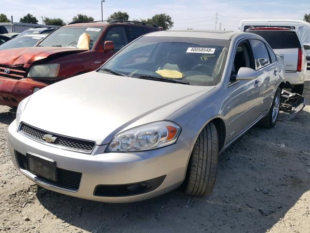 2G1WD58C089128520 - 2008 CHEVROLET IMPALA SUP 银色 照片 2