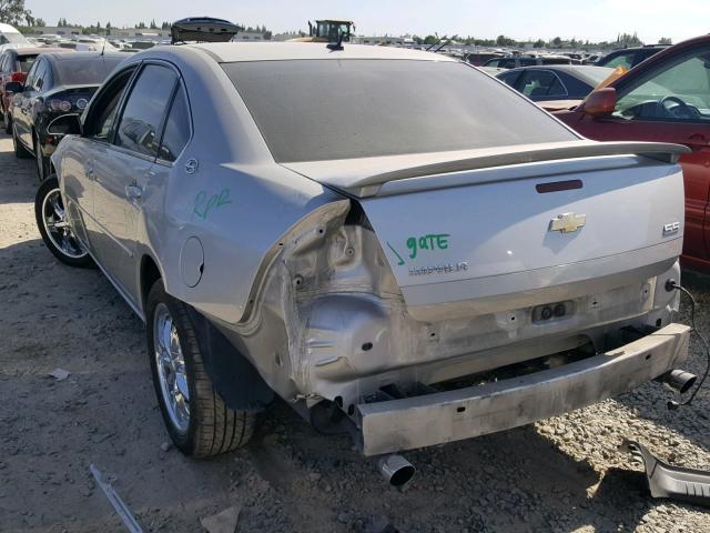 2G1WD58C089128520 - 2008 CHEVROLET IMPALA SUP 银色 照片 3
