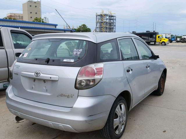 2T1KR32E97C666704 - 2007 TOYOTA COROLLA MA SILVER photo 4