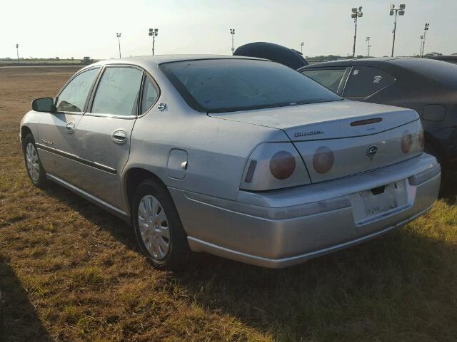 2G1WF52E349290785 - 2004 CHEVROLET IMPALA 银色 照片 3