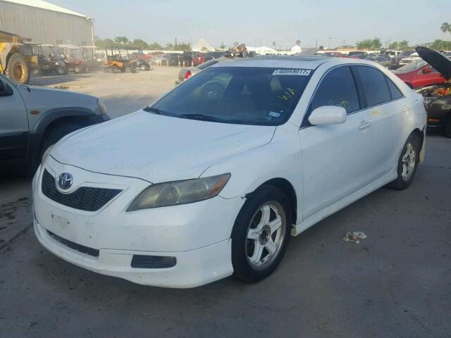 4T1BE46K19U858833 - 2009 TOYOTA CAMRY BASE WHITE photo 2