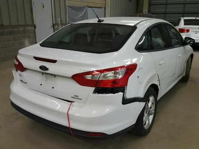 1FADP3F29EL234091 - 2014 FORD FOCUS SE WHITE photo 4