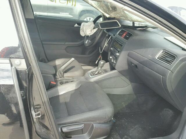 3VWDX7AJ7BM316621 - 2011 VOLKSWAGEN JETTA SE BLACK photo 5