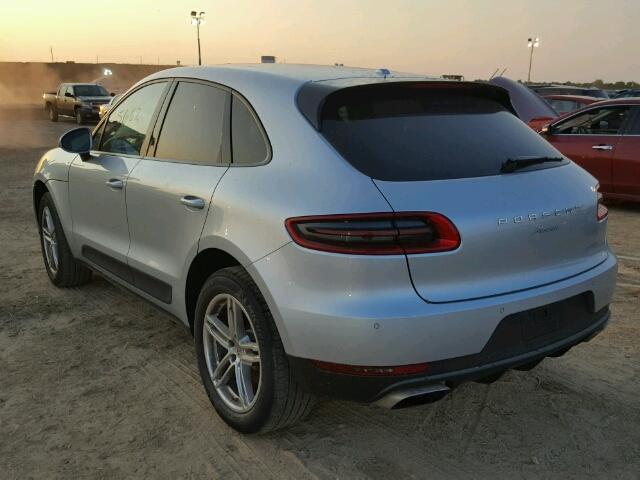 WP1AA2A51HLB06974 - 2017 PORSCHE MACAN SILVER photo 3