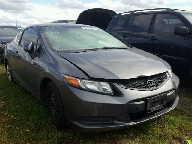 2HGFG3B54CH542025 - 2012 HONDA CIVIC GRAY photo 1