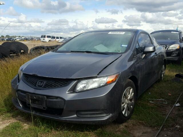 2HGFG3B54CH542025 - 2012 HONDA CIVIC GRAY photo 2