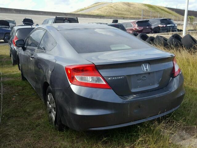 2HGFG3B54CH542025 - 2012 HONDA CIVIC GRAY photo 3