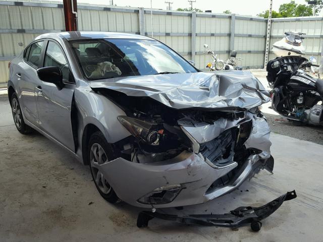 JM1BM1T79E1160326 - 2014 MAZDA 3 SV SILVER photo 1