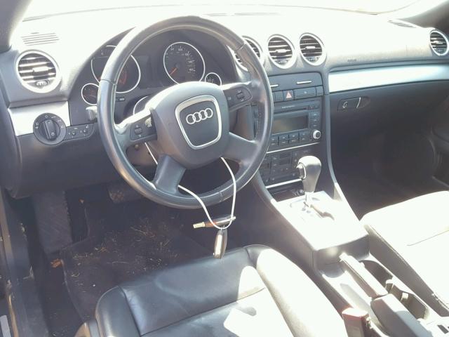 WAUDF48H19K000170 - 2009 AUDI A4 2.0T CA BLACK photo 9