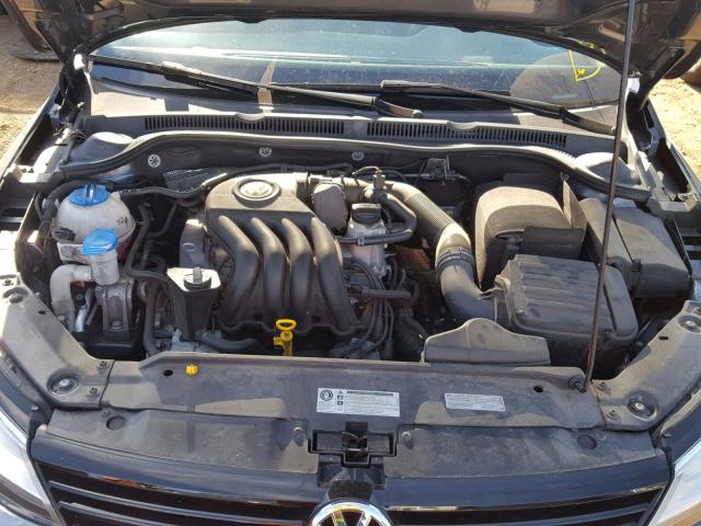 3VW2K7AJ3EM352767 - 2014 VOLKSWAGEN JETTA BASE Մոխրագույն լուսանկար 7