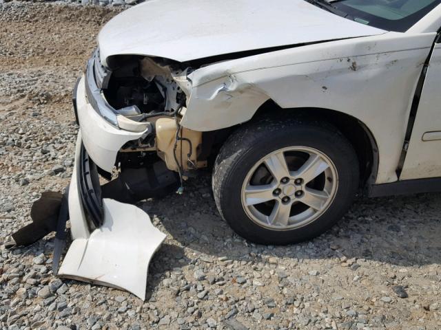 1G1ZT54895F197291 - 2005 CHEVROLET MALIBU LS თეთრი ფოტო 9