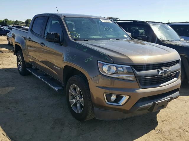 1GCGTDE39G1229782 - 2016 CHEVROLET COLORADO Z BROWN photo 1