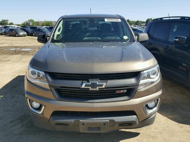 1GCGTDE39G1229782 - 2016 CHEVROLET COLORADO Z BROWN photo 9