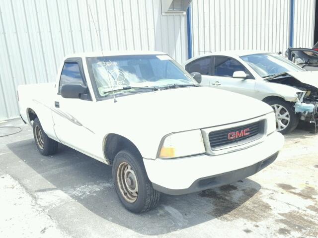 1GTCS14W418234138 - 2001 GMC SONOMA WHITE photo 1