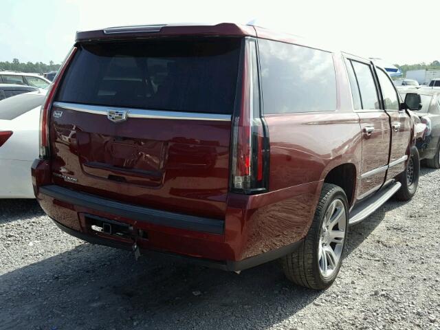 1GYS3HKJ4HR142454 - 2017 CADILLAC ESCALADE E RED photo 4