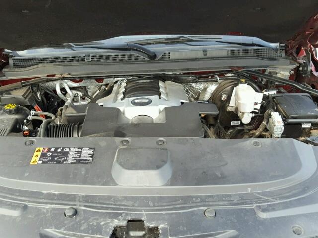 1GYS3HKJ4HR142454 - 2017 CADILLAC ESCALADE E RED photo 7