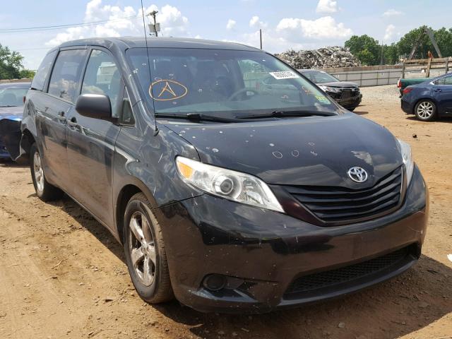 5TDZK3DC3CS275094 - 2012 TOYOTA SIENNA BAS BLACK photo 1