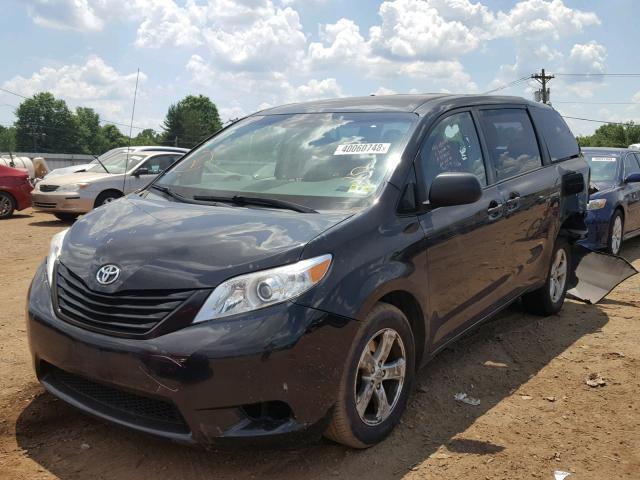 5TDZK3DC3CS275094 - 2012 TOYOTA SIENNA BAS BLACK photo 2