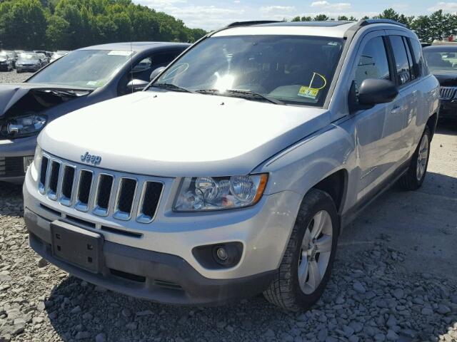 1J4NT1FA8BD138233 - 2011 JEEP COMPASS SP SILVER photo 2