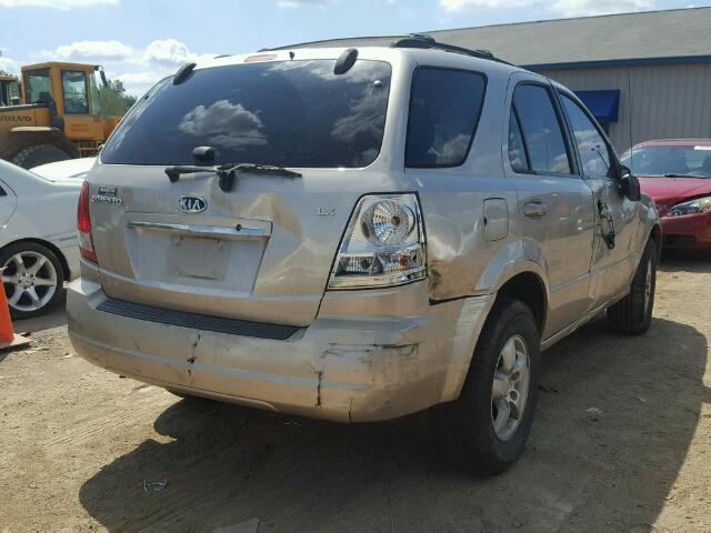 KNDJD733465547162 - 2006 KIA SORENTO EX TAN photo 4