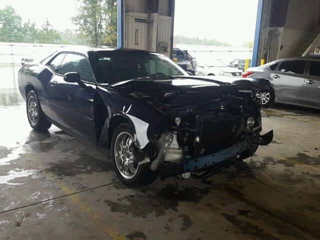 2C3CDYAG7EH111857 - 2014 DODGE CHALLENGER BLUE photo 1