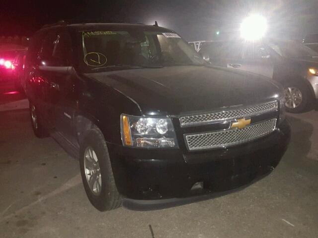 1GNSCAE06CR305900 - 2012 CHEVROLET TAHOE BLACK photo 1