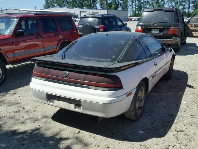 4E3CS44R1LE057024 - 1990 EAGLE TALON WHITE photo 4