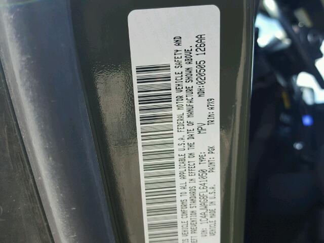 1C4AJWAG8FL641050 - 2015 JEEP WRANGLER S Yaşıl foto 10