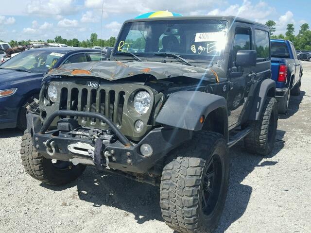 1C4AJWAG8FL641050 - 2015 JEEP WRANGLER S Yaşıl foto 2
