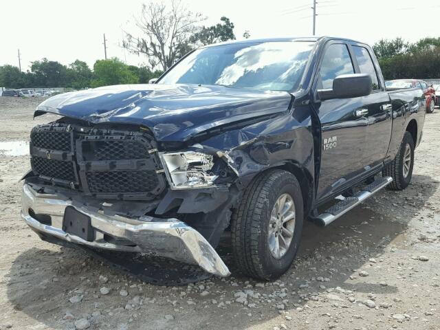 1C6RR6GG6DS673959 - 2013 RAM 1500 BLUE photo 2