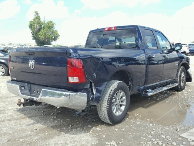 1C6RR6GG6DS673959 - 2013 RAM 1500 BLUE photo 4