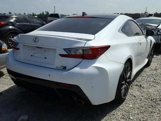 JTHHP5BC6F5003157 - 2015 LEXUS RC-F WHITE photo 4