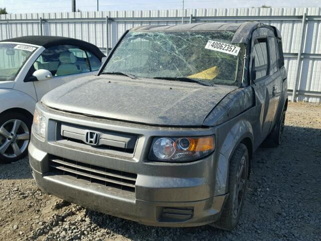 5J6YH18987L016020 - 2007 HONDA ELEMENT SC GRAY photo 2