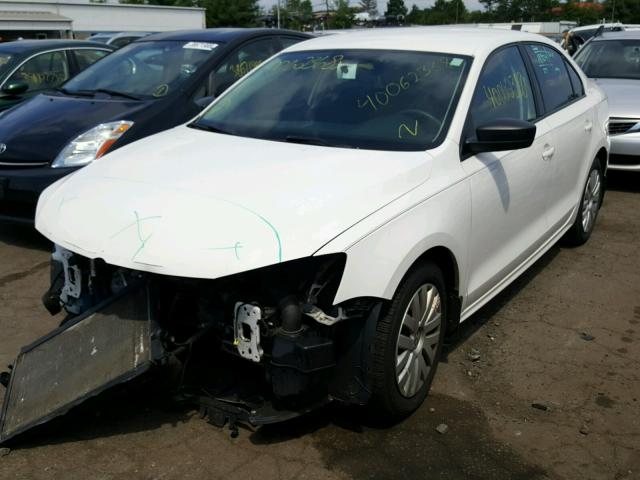 3VW2K7AJXCM322694 - 2012 VOLKSWAGEN JETTA BASE 白色 照片 2