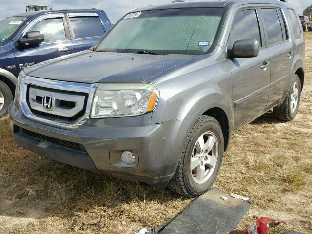 5FNYF3H6XAB004622 - 2010 HONDA PILOT EXL SILVER photo 2