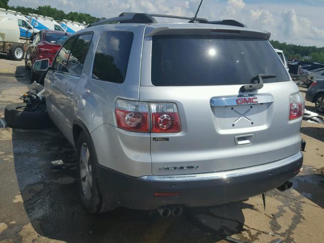 1GKKRREDXCJ361110 - 2012 GMC ACADIA SLT 银色 照片 3