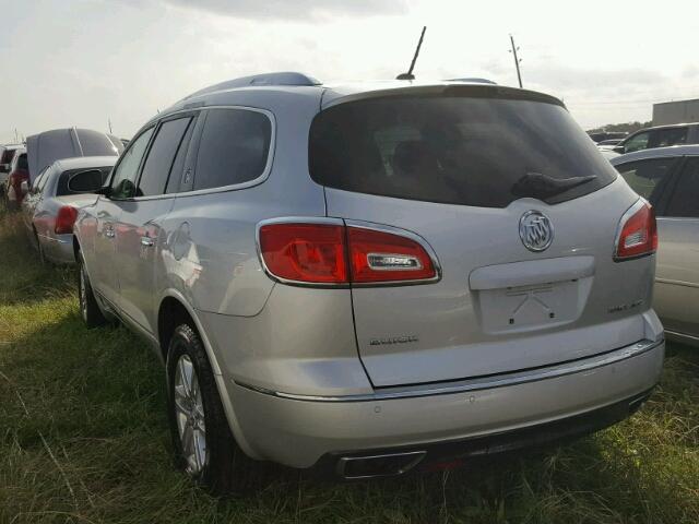 5GAKRAKD0FJ390462 - 2015 BUICK ENCLAVE SILVER photo 3