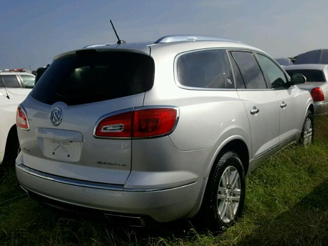 5GAKRAKD0FJ390462 - 2015 BUICK ENCLAVE SILVER photo 4