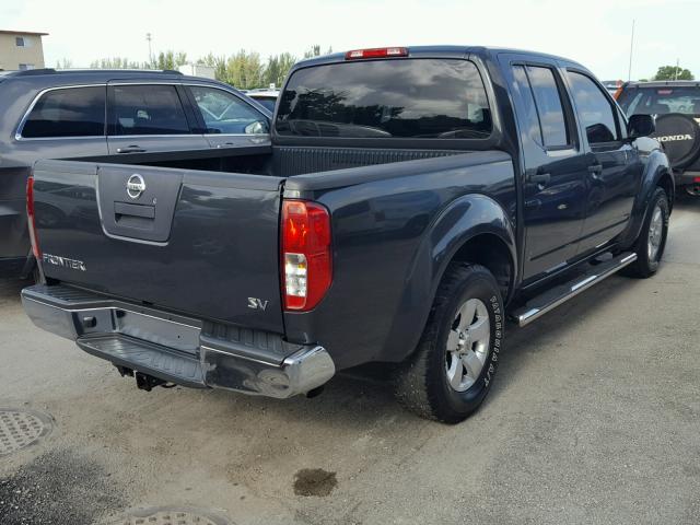 1N6AD0ER6CC439073 - 2012 NISSAN FRONTIER S BLACK photo 4