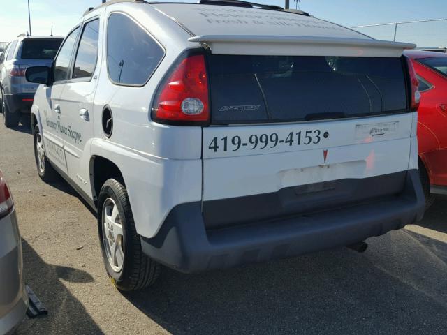 3G7DA03E62S557978 - 2002 PONTIAC AZTEK WHITE photo 3