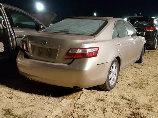 4T1BE46K67U534922 - 2007 TOYOTA CAMRY NEW GOLD photo 4