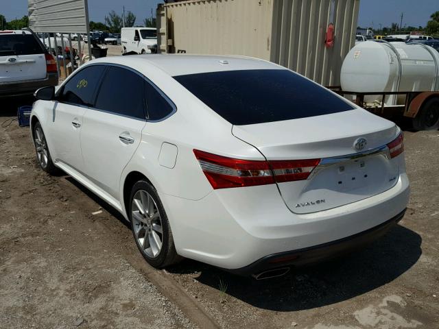 4T1BK1EB1EU131761 - 2014 TOYOTA AVALON BAS WHITE photo 3