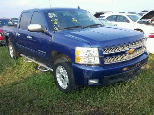 3GCPKTE72CG295120 - 2012 CHEVROLET SILVERADO BLUE photo 1