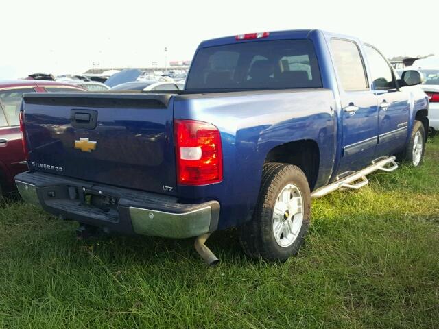 3GCPKTE72CG295120 - 2012 CHEVROLET SILVERADO BLUE photo 4