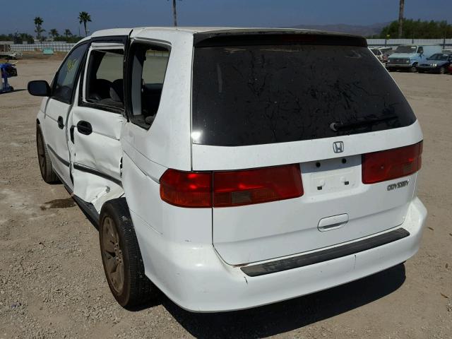 2HKRL1851YH563755 - 2000 HONDA ODYSSEY LX WHITE photo 3