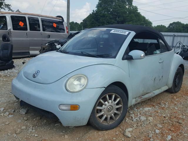 3VWCM31Y05M306088 - 2005 VOLKSWAGEN NEW BEETLE 青色 照片 2