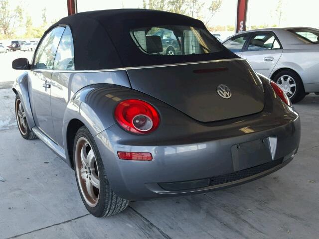 3VWRF31Y16M311631 - 2006 VOLKSWAGEN NEW BEETLE 灰色 照片 3
